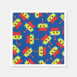 Guardanapo De Papel Festa de aniversário Crab Beach