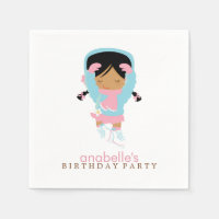 Festa de aniversário da garota de patinador de bel