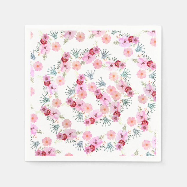 Guardanapo De Papel Festa de Aniversário da Princesa Lhama Diva Glam (Frente)