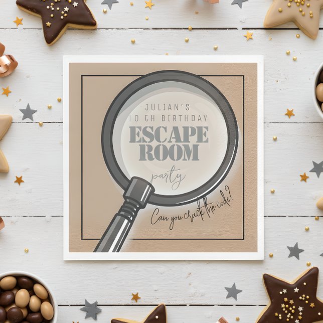 Guardanapo De Papel Festa de aniversário da sala de evacuação (Criador carregado)