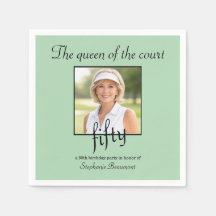 Festa de Aniversário de 50 Anos Tênis Foto Elegant