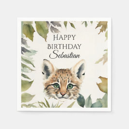 Guardanapo De Papel Festa de aniversário de animais de capoeira de gat