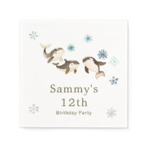 Festa de aniversário de baleia do Ártico de invern