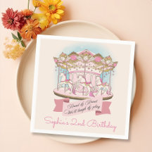 Festa de aniversário de Carnaval Carrossel Horse