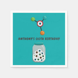 Guardanapo De Papel Festa de aniversário de Ciências Loucas