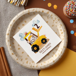Guardanapo De Papel Festa de aniversário de construção