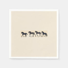 Guardanapo De Papel Festa de aniversário de cowboy - Cavalo