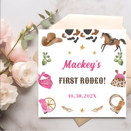 Guardanapo De Papel Festa de aniversário de cowboy ocidental