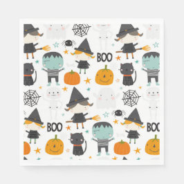Guardanapo De Papel Festa de Aniversário de Halloween de Crianças Fofa
