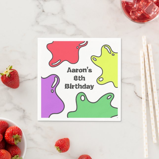 Guardanapo De Papel Festa de aniversário de lodo (Insitu)