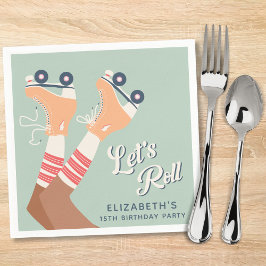 Guardanapo De Papel Festa de aniversário de navegação do cilindro de r