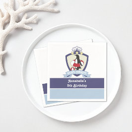 Guardanapo De Papel Festa de aniversário de Piscina do Clube de nataçõ