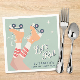 Guardanapo De Papel Festa de aniversário de Rastreamento do Cilindro R