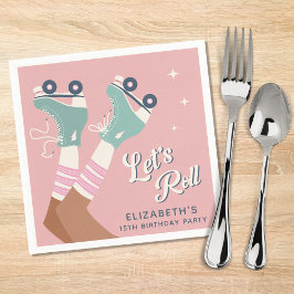 Guardanapo De Papel Festa de aniversário de Rastreamento do Cilindro R