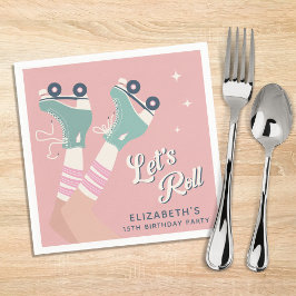 Guardanapo De Papel Festa de aniversário de Rastreamento do Cilindro R