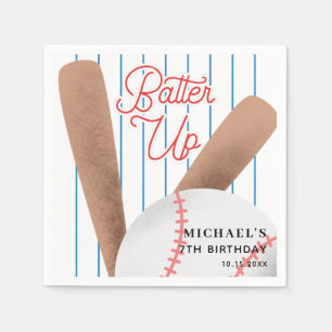 Guardanapo De Papel Festa de aniversário de Tema do Baseball em Bater