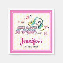 Festa de aniversário de Tema do Pop da Estrela do