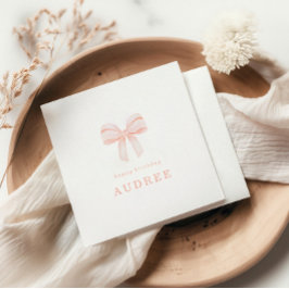 Guardanapo De Papel Festa de aniversário do Arco do coquete de pincel