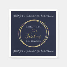 Festa de aniversário Dourada 50ª Surpresa do marin