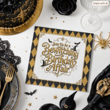 Festa de Aniversário Encantadora Harlequim Dourado
