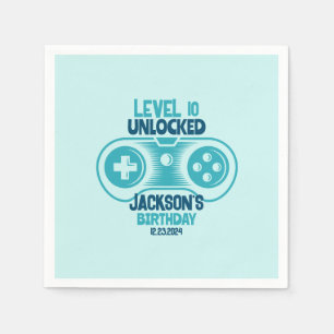 Guardanapo De Papel Festa de aniversário Gamer Boy do tema Jogos
