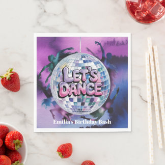 Guardanapo De Papel Festa de Aniversário Let's Dance