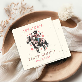 Guardanapo De Papel Festa de aniversário Ocidental de Cowgirl do Oeste