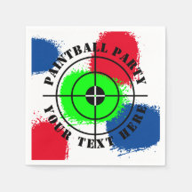 Festa de aniversário personalizada de paintball co