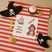 Festa de aniversário personalizada de pirata
