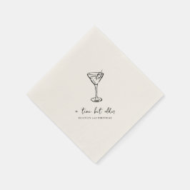 Guardanapo De Papel Festa de aniversário Personalizada De Tini Bit Mai