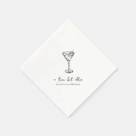 Guardanapo De Papel Festa de aniversário Personalizada De Tini Bit Mai