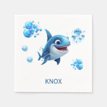 Festa de aniversário Personalizada de Tubarão-Bebê