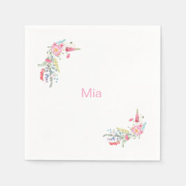 Guardanapo De Papel Festa de aniversário Personalizada do Jardim Inglê