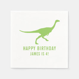 Guardanapo De Papel Festa de aniversário Personalizada Napkin do Dinos