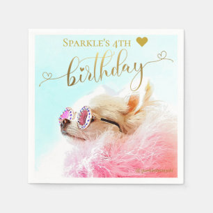 Guardanapo De Papel Festa de aniversário Personalizada Personalizada d