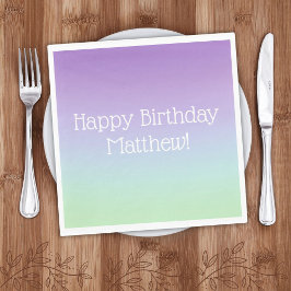 Guardanapo De Papel Festa de aniversário Rainbow Boy