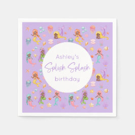 Guardanapo De Papel Festa de aniversário Sereia