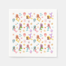 Guardanapo De Papel Festa de aniversário Sereia