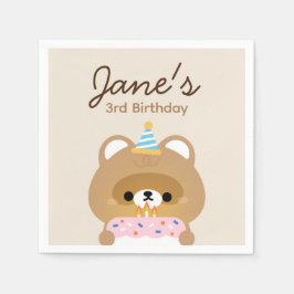 Guardanapo De Papel Festa de aniversário Simples e Bonita