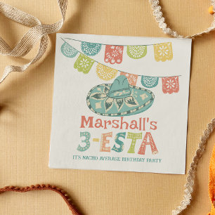 Guardanapo De Papel festa de aniversário Sombrero Personalizada 3-Esta