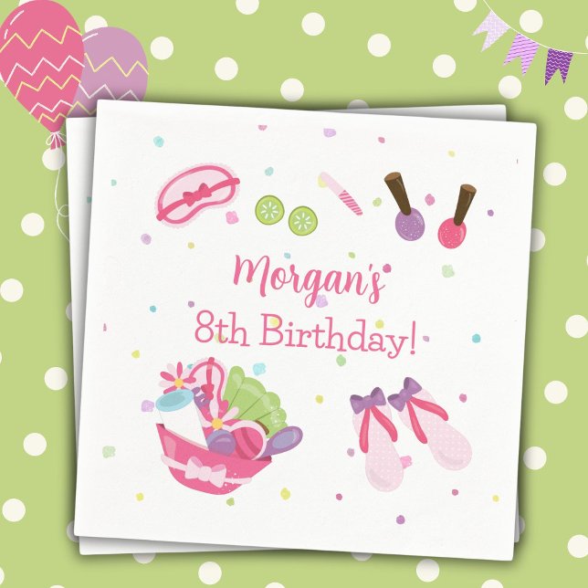 Guardanapo De Papel Festa de aniversário Spa (Criador carregado)