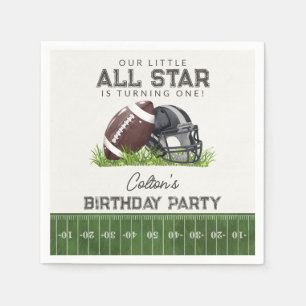 Guardanapo De Papel Festa de Aniversário Touchdown Little All Star de