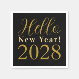 Guardanapo De Papel Festa de Ano Novo, Dourada