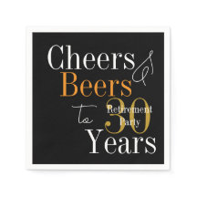 Festa de Aposentadoria de 30 Anos Brindes e Cervej