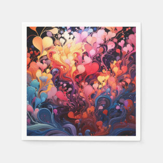 Guardanapo De Papel Festa de Arte Pop do Casamento Napkins