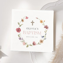 Festa de Batismo de Garota Floral Primavera de Flo