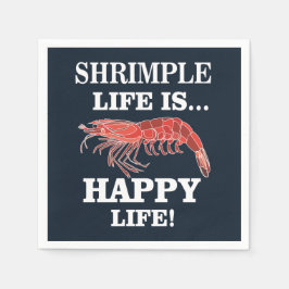 Guardanapo De Papel Festa de Camarão de Peixes de Camarão