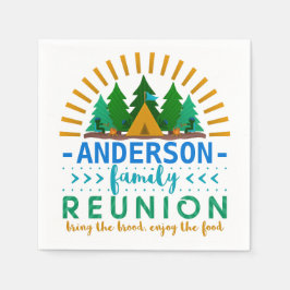 Guardanapo De Papel Festa de Campanha Engraçado da Reunião Familiar | 