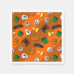 Guardanapo De Papel Festa de Candies do Halloween Spooky
