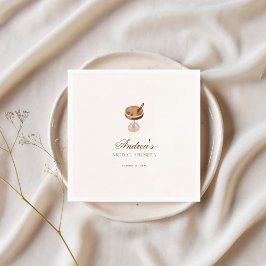 Guardanapo De Papel Festa de Chá de Noiva com Tema de Café Espresso Ma